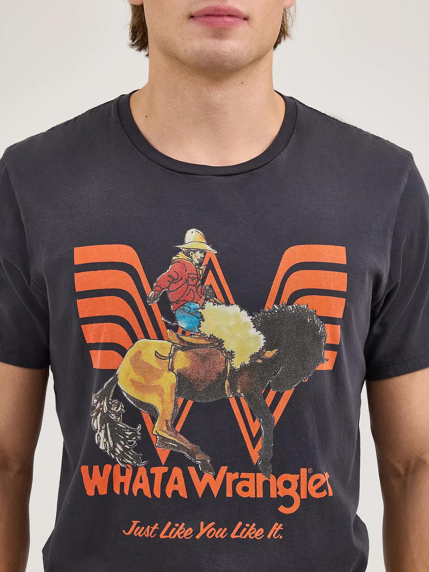 Wrangler x Whataburger Men's Long Live Burgers T-Shirt in Faded Product Image