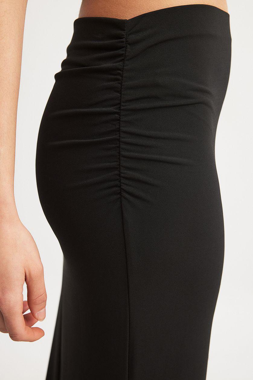 Fitted Rouched Maxi Skirt Product Image