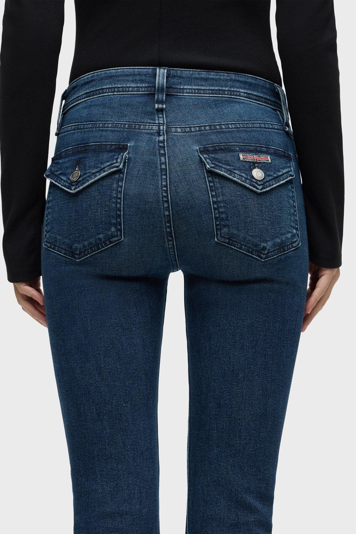 Barbara High-Rise Bootcut w/ Flap Jean Female Product Image