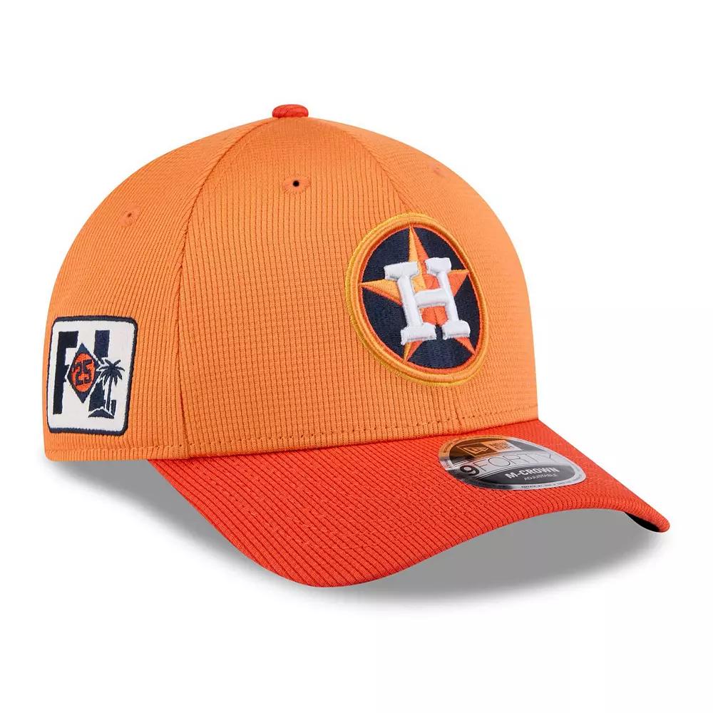 Men's New Era Orange Houston Astros 2025 Spring Training 9FORTY Adjustable Hat Product Image