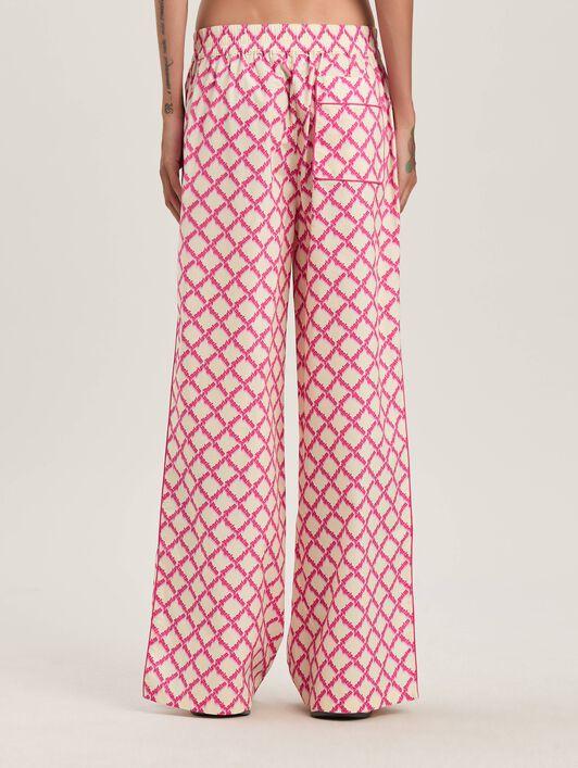NET LOGO SPLIT PANTS Product Image