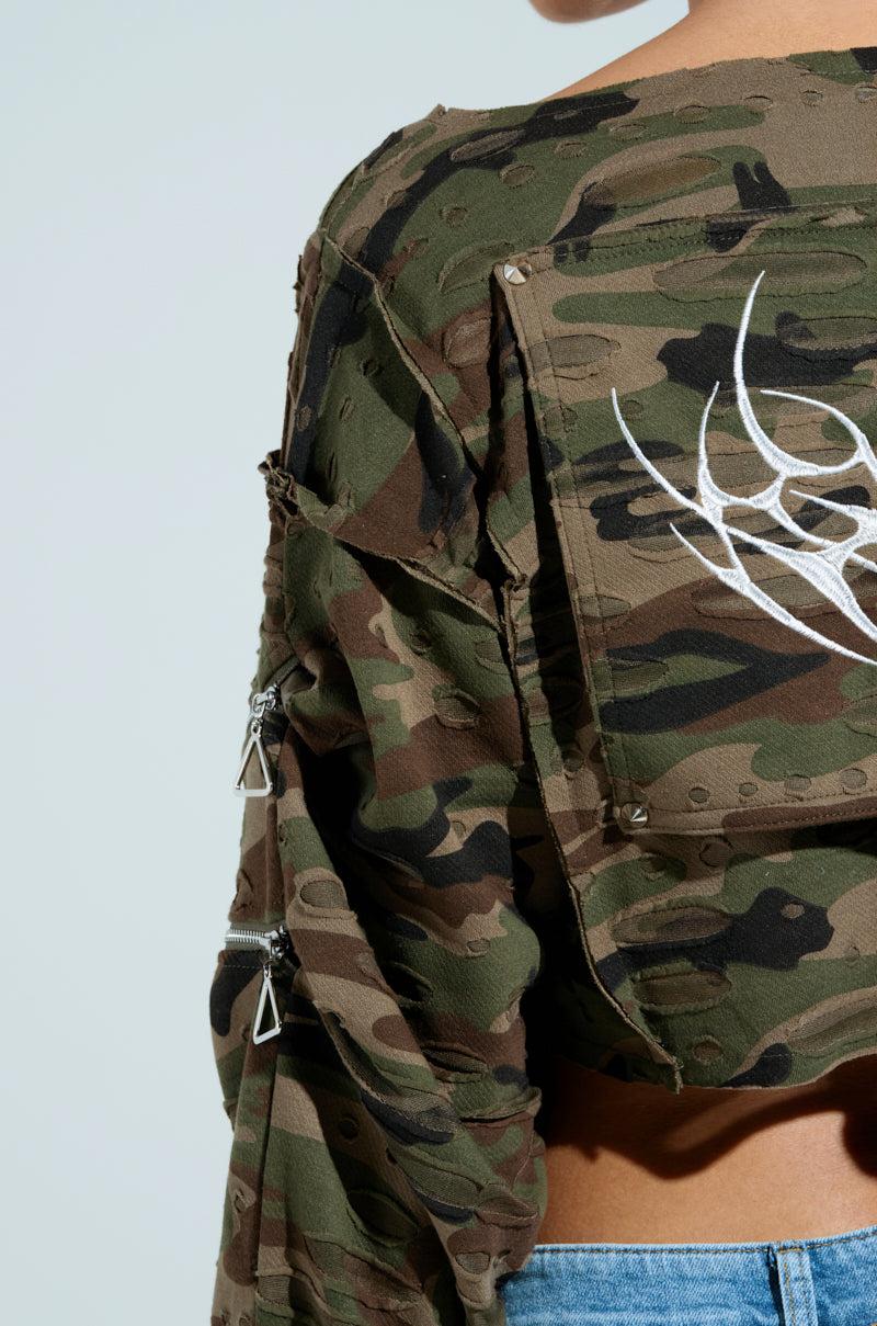ROCKSTAR CAMO TOP Product Image