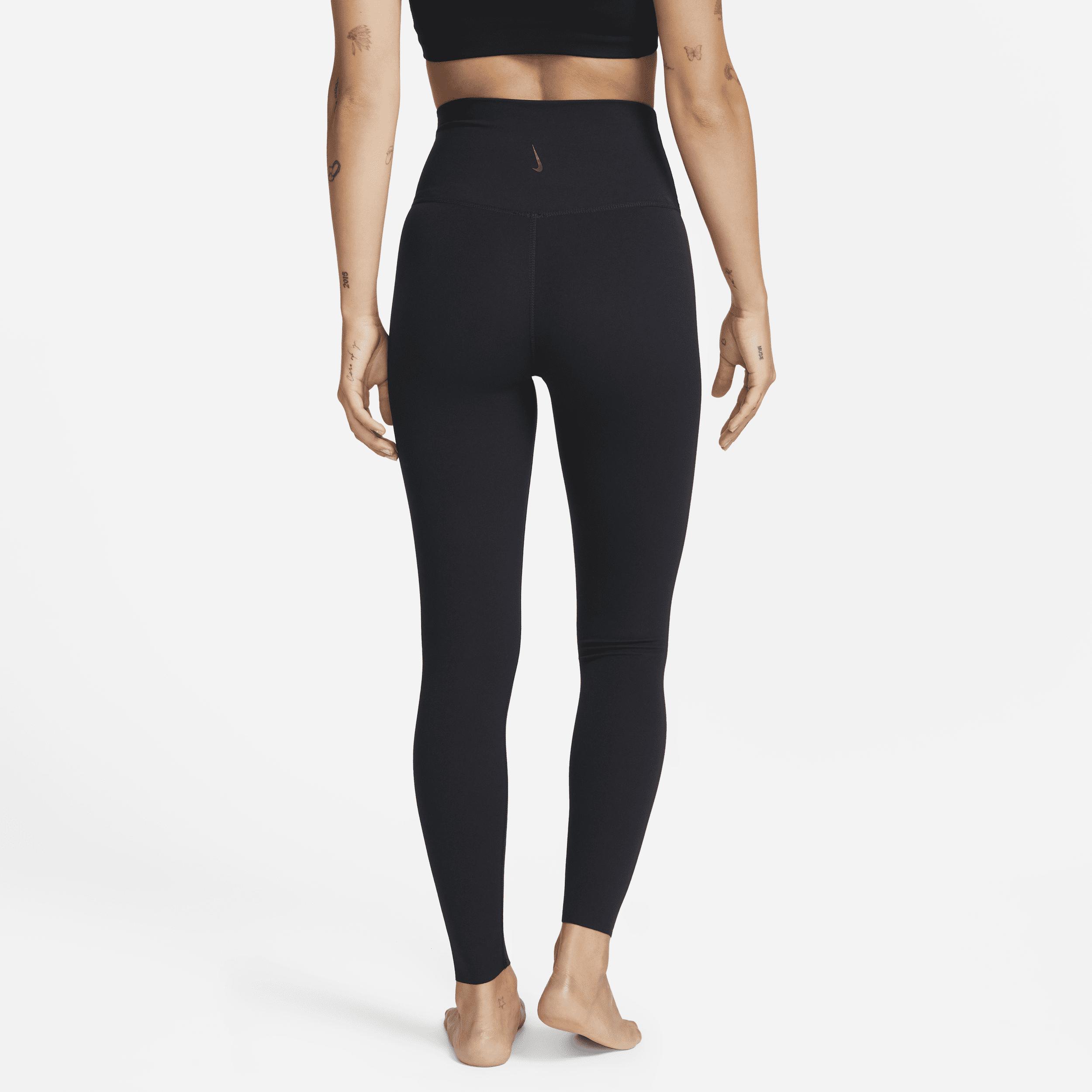 Womens Nike Yoga Dri-FIT Luxe High-Waisted 7/8 Infinalon Leggings | CJ3801-010 Product Image