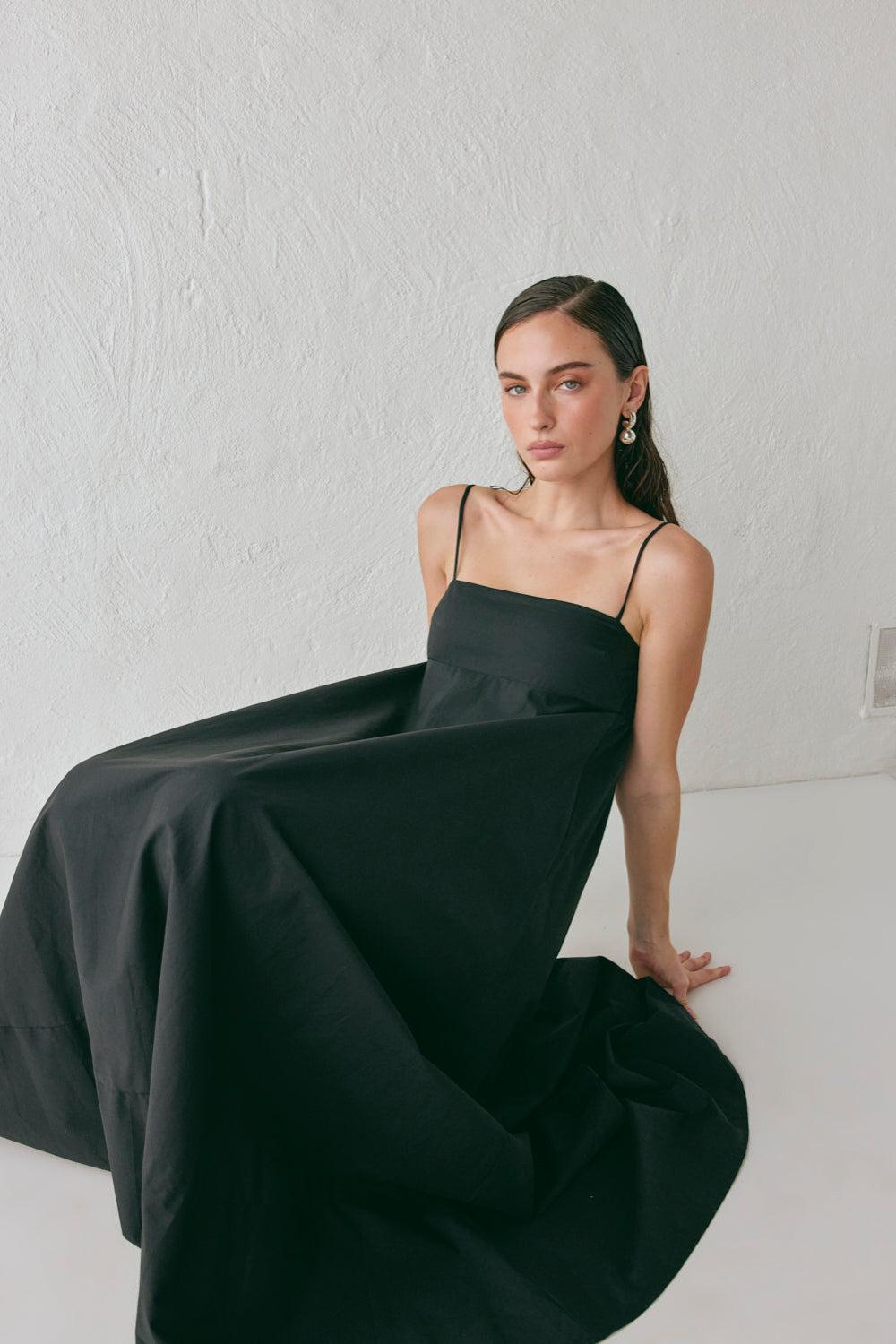 Behati Maxi Dress Black Product Image