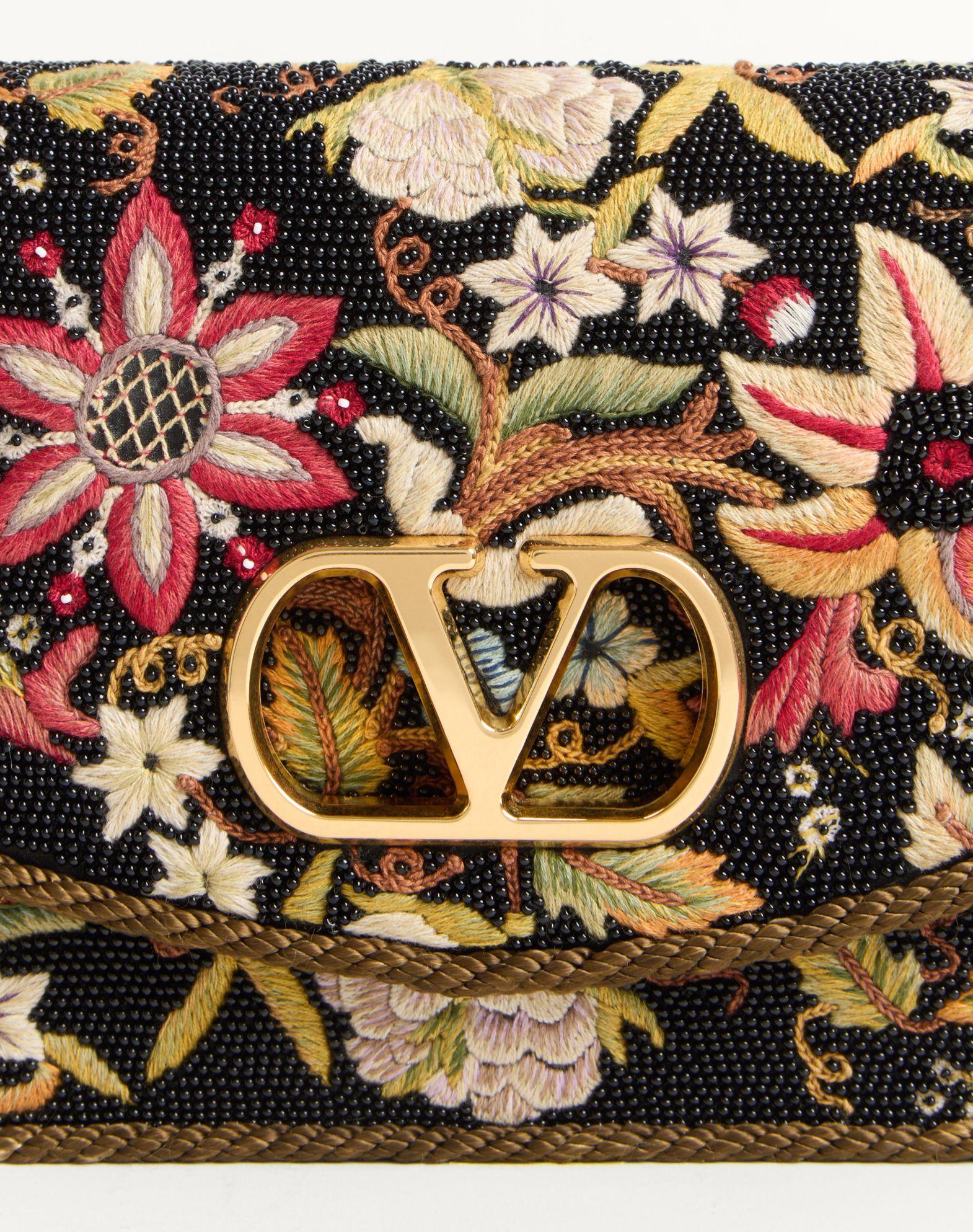 Valentino Garavani Vain Embroidered Shoulder Bag Product Image