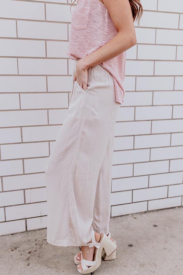 Urban Wonders High Waist Pants In Birch Product Image