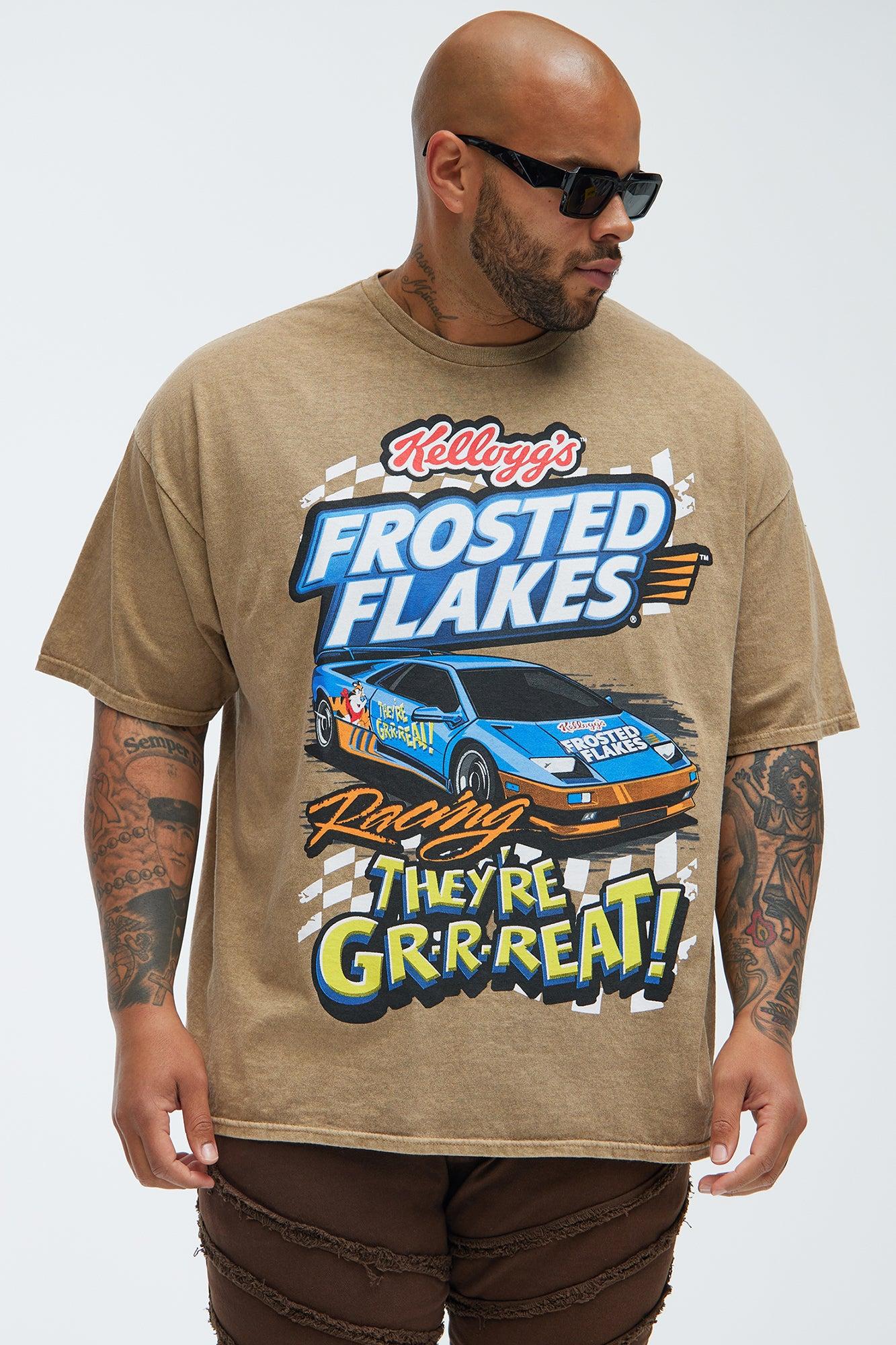 Frosted Flakes Racing Short Sleeve Tee - Brown Product Image