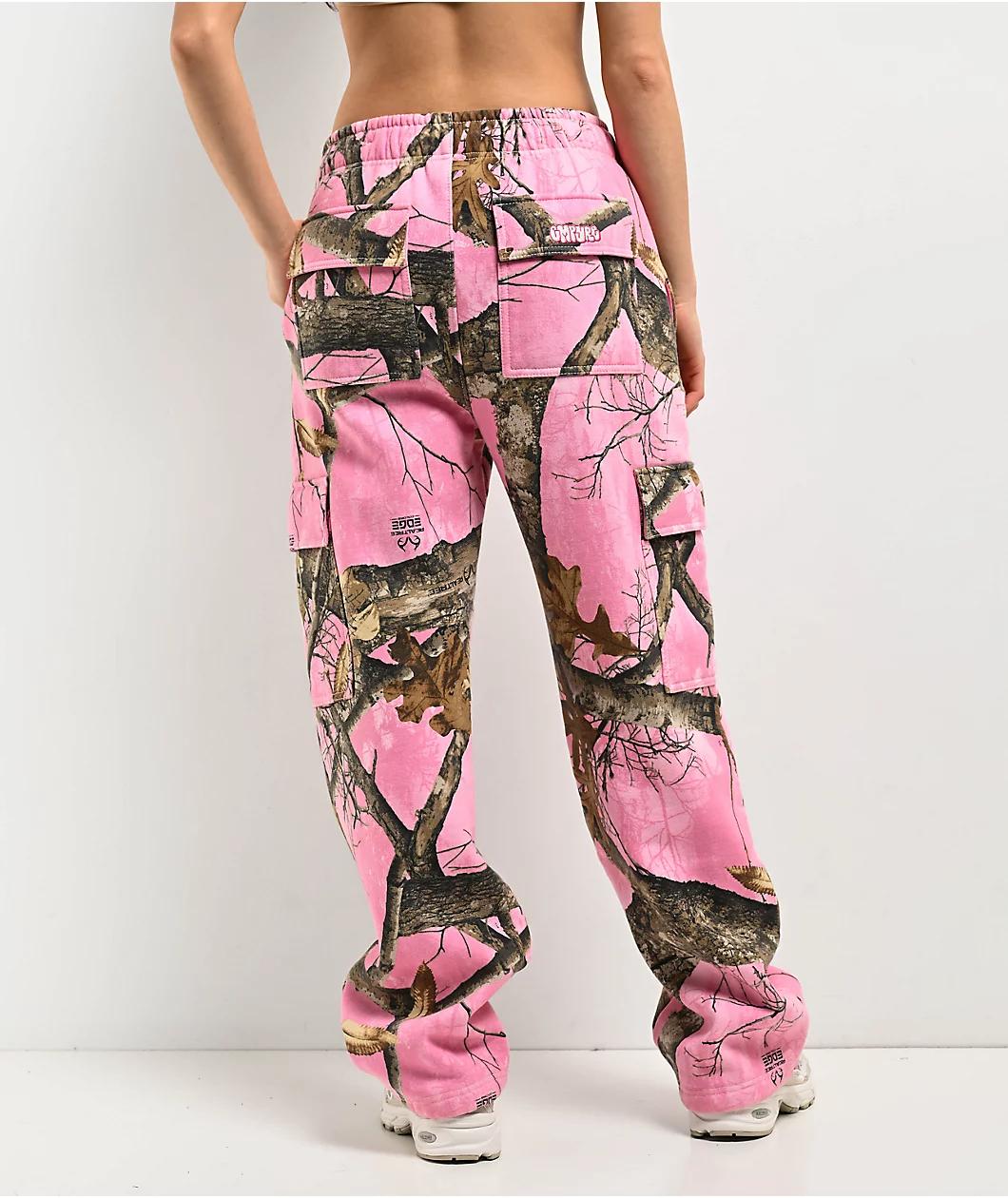 Empyre x Realtree EDGE Colors Pink Cargo Sweatpants Product Image