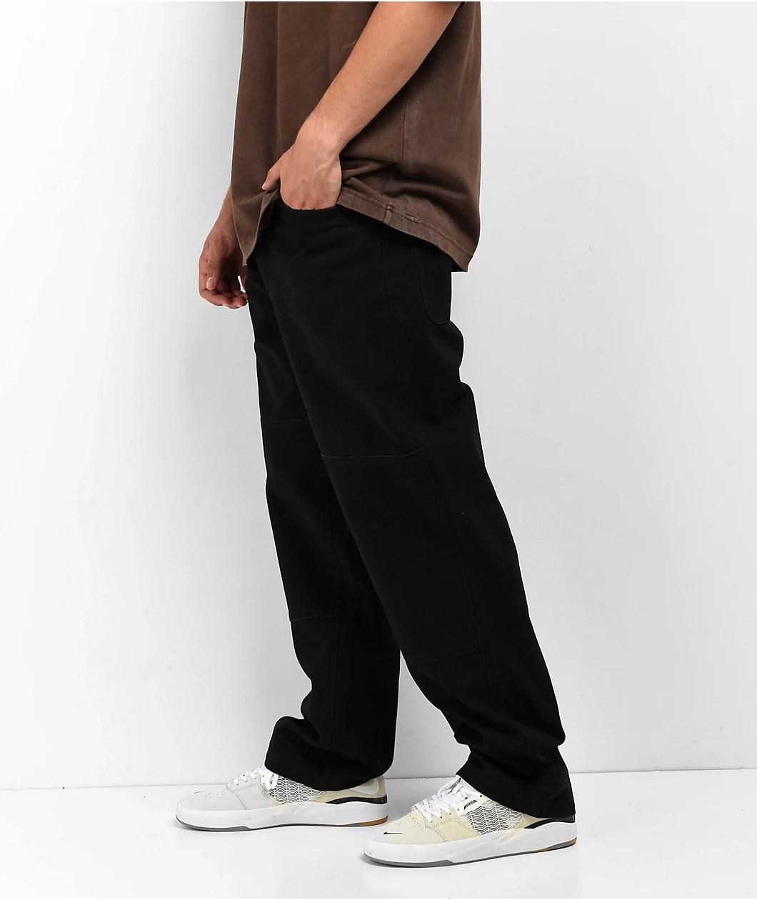 Empyre Black Canvas Carpenter Skate Pants Product Image