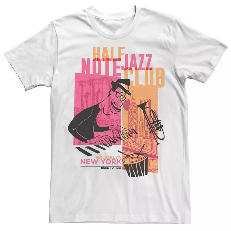Disney / Pixar's Soul Joe Men's Half Note Jazz Club Panels Tee,  Product Image