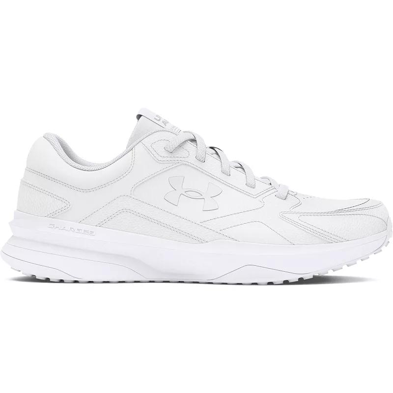 Under Armour Edge LTHR Men's Training Shoes, Size: 13 4E, White Product Image