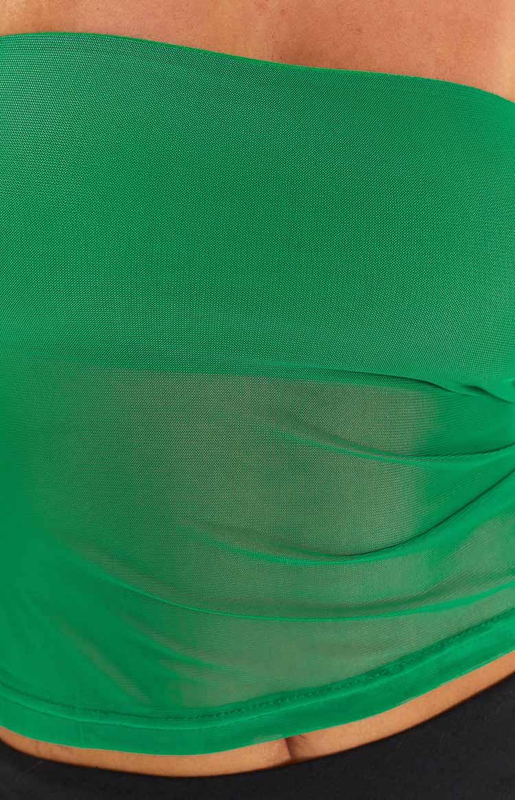 Hilux Green Mesh Bandeau Top Product Image