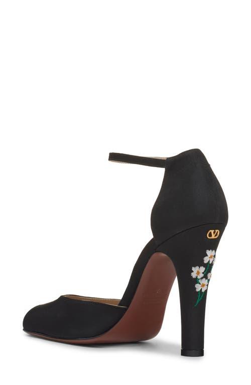 VALENTINO GARAVANI Black Fabric Hi Dolly Pumps Product Image