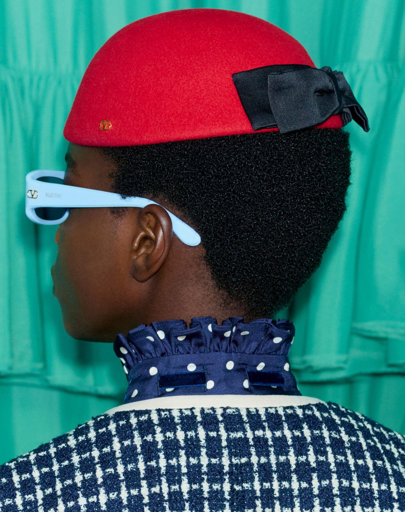 Valentino Garavani Vain Small Shoulder Bag In Pony Effect Calfskin With Animalier Print Product Image