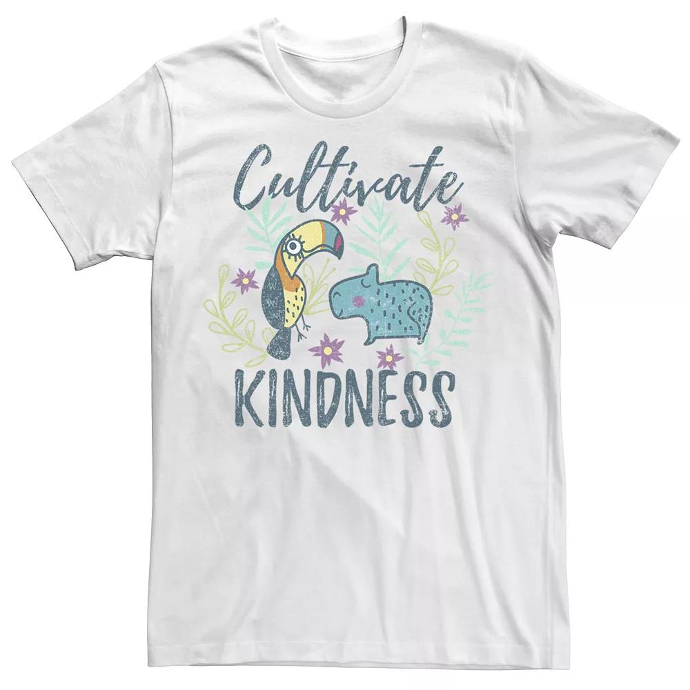 Disney's Encanto Men's Cultivate Kindness Distressed Animal Sketch Tee, Size: Small, White Product Image