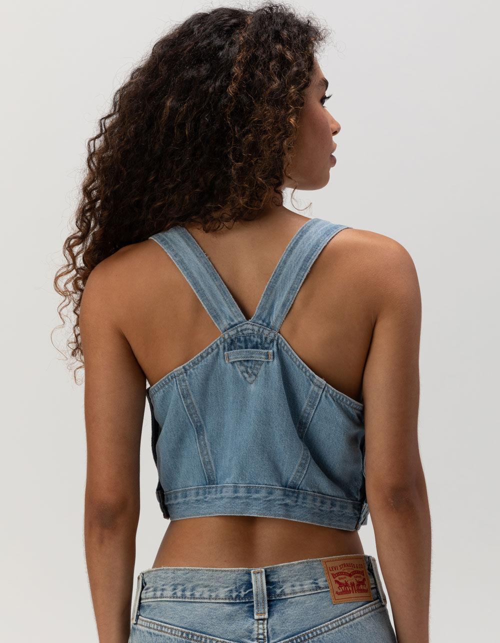 LEVI'S Shellsea Womens Overall Top - LIGHT WASH Product Image