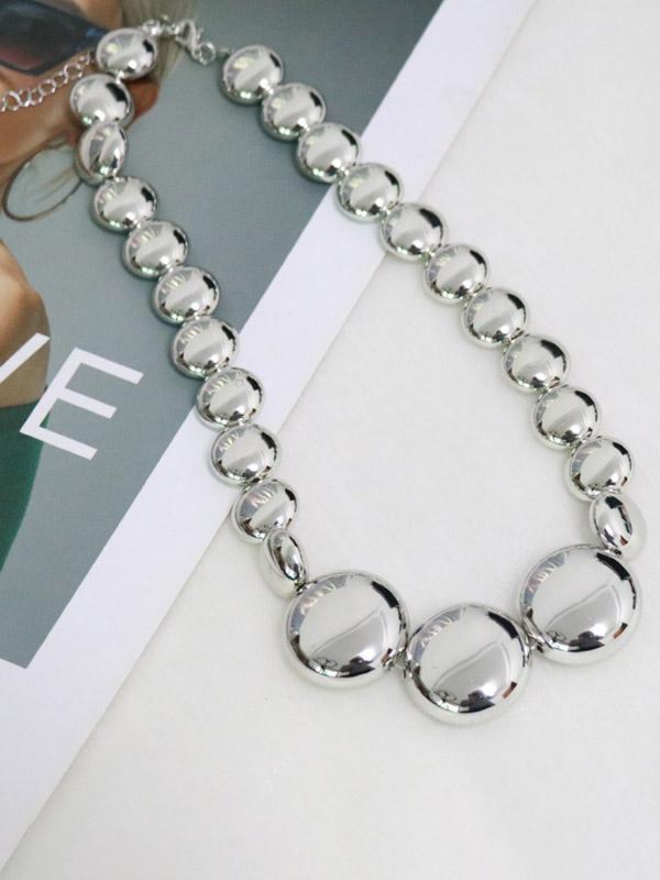 Shiny Solid Color Necklaces Accessories Product Image