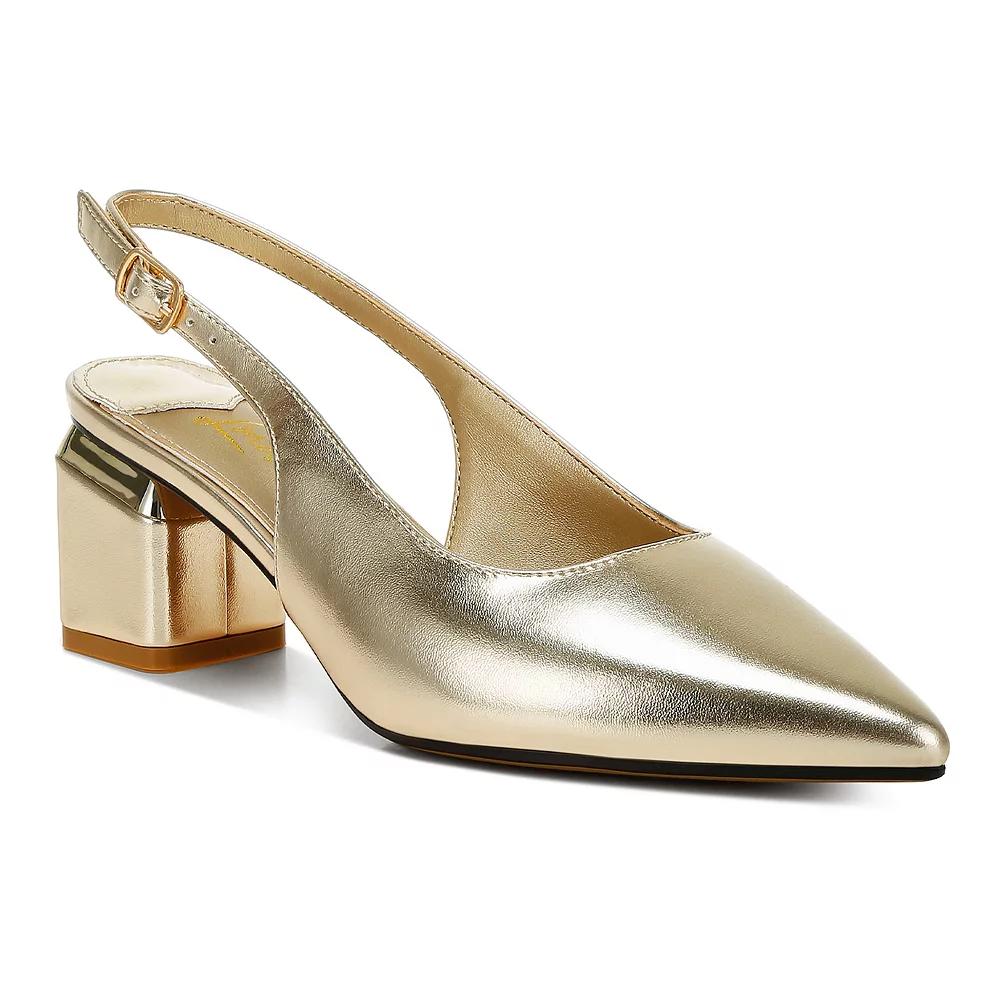 London Rag Zofoya Women's Heeled Sandals, Size: 6, Gold Product Image