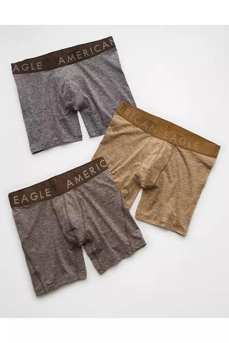 AEO Men's 6" Flex Boxer Brief 3-Pack Men's Product Image