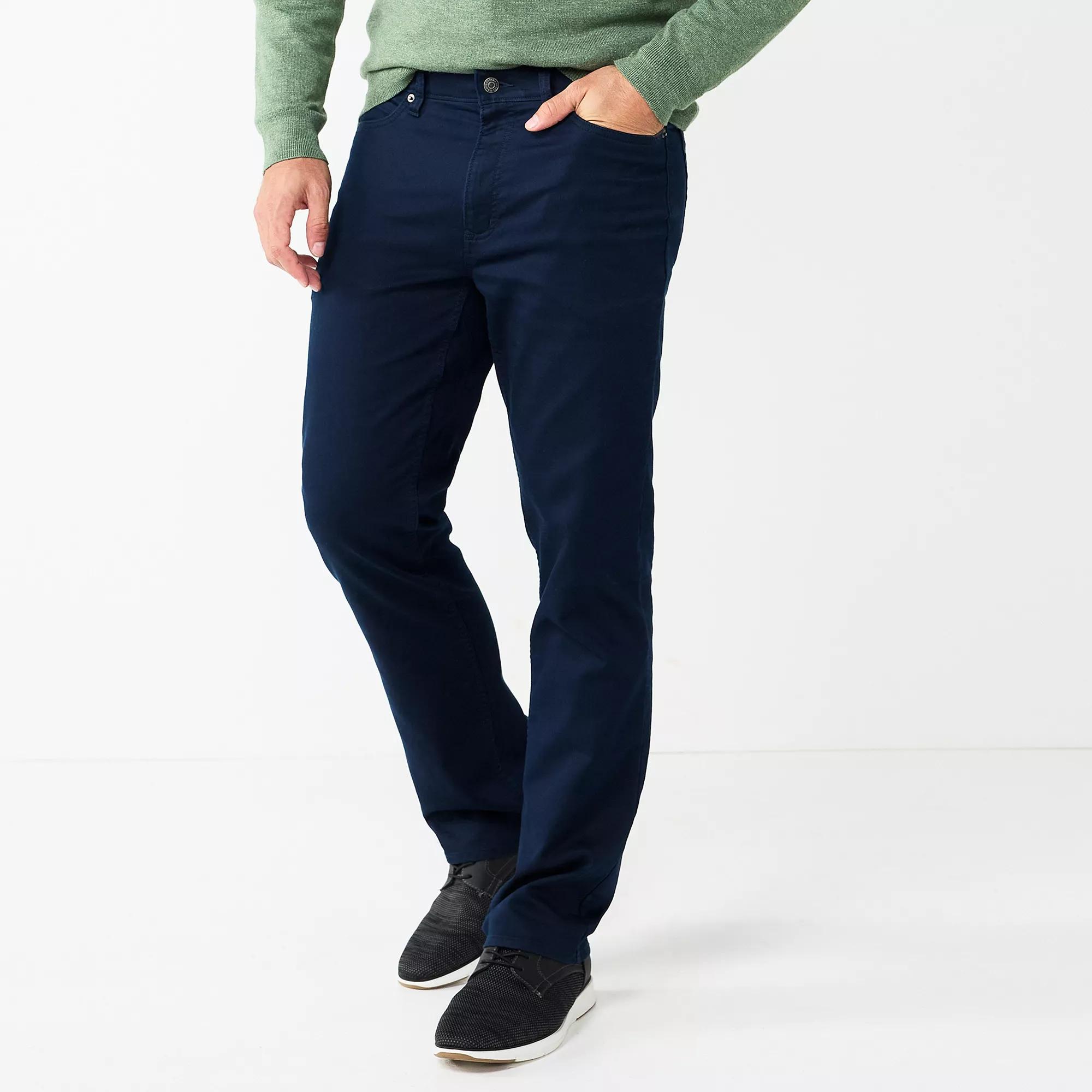 Men's Sonoma Goods For Life® Flexwear Straight-Fit 5-Pocket Everyday Pant,  Product Image