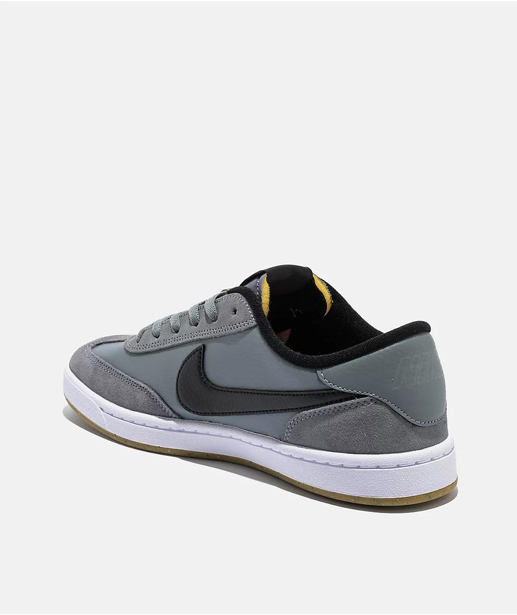 Nike SB FC Classic Cool Grey, Black & White Skate Shoes Product Image