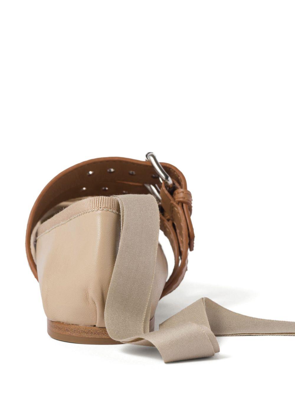 buckled ballet pumps Product Image