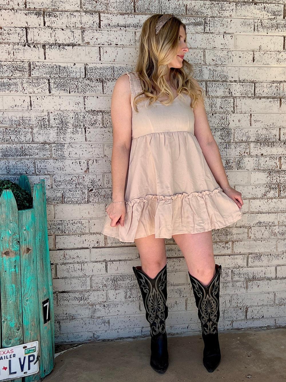 Effortlessly Khaki Dress* Product Image