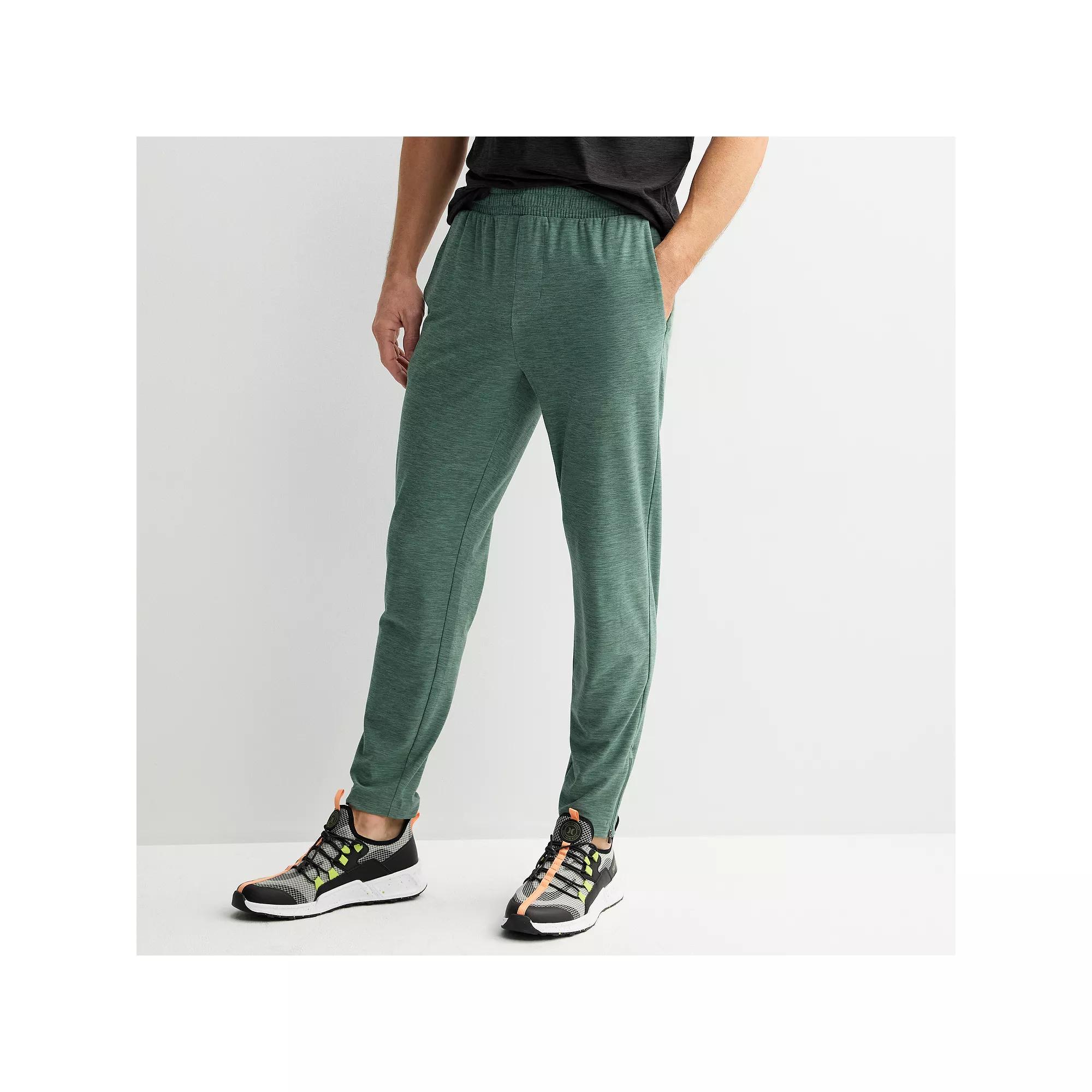 Men's FLX Tapered Zip Wander Joggers, Size: Medium, Aspen Gray Product Image