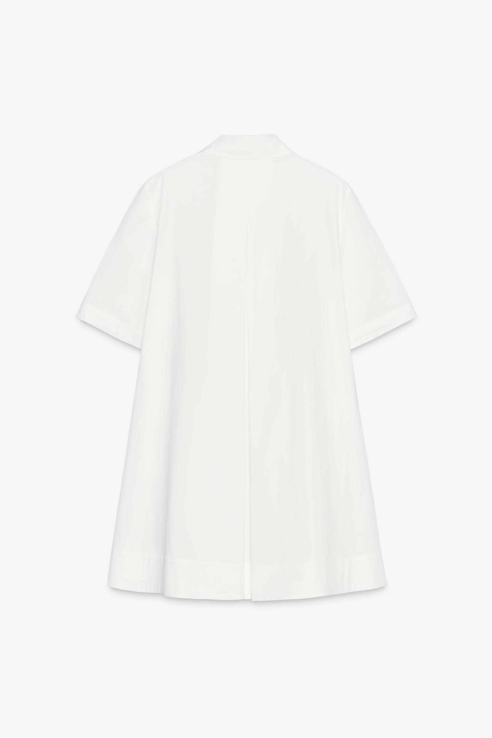 ZW COLLECTION POPLIN SHORT DRESS Product Image