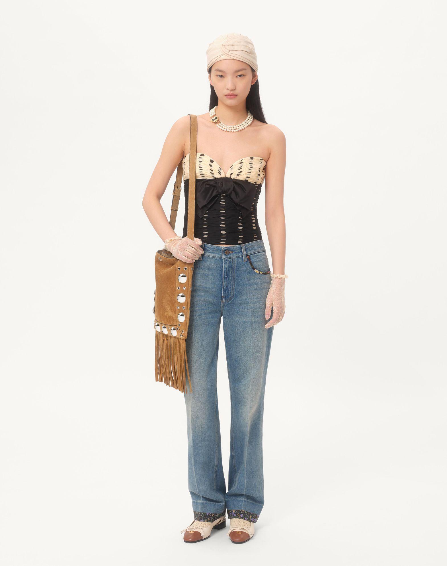 Chiffon Top With Plusdepois Print Product Image