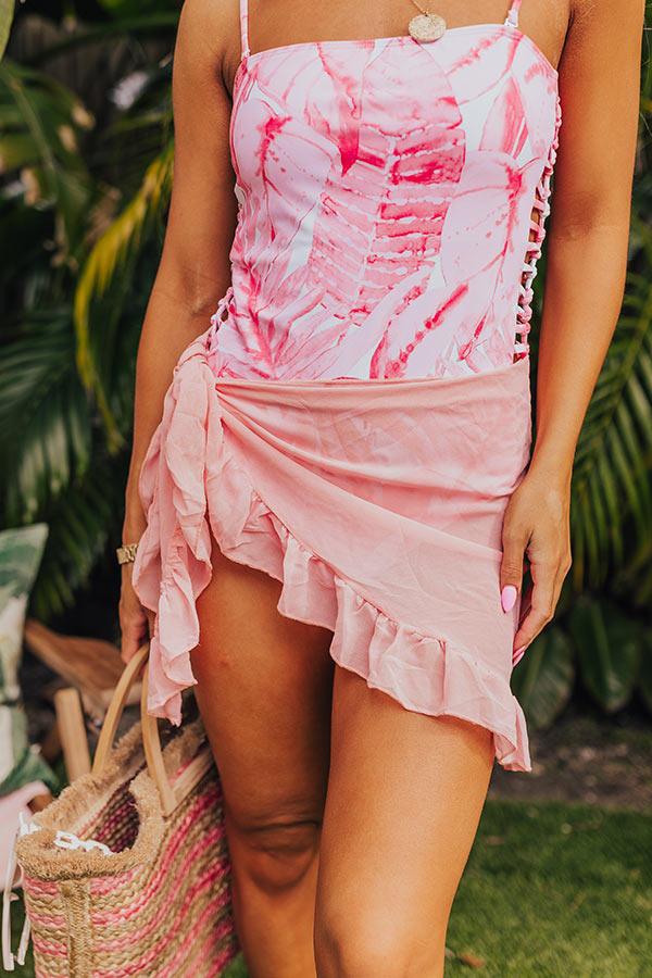 Palm Paradise One Piece Swimsuit Product Image