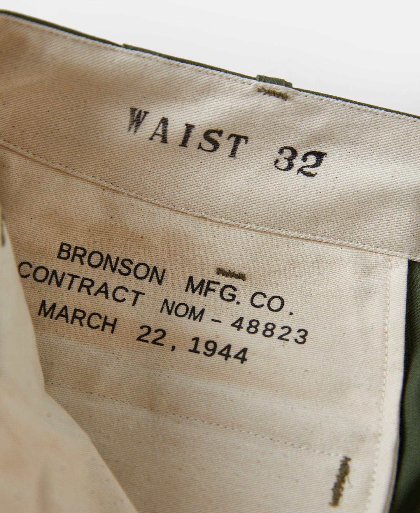 1944 USMC Officer Trousers - Olive Product Image