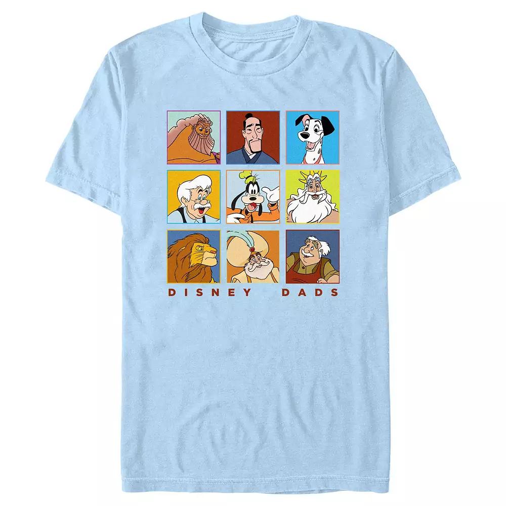 Disney's Multi-Franchise Disney Dads Men's Graphic Tee, Size: Medium, Light Blue Product Image