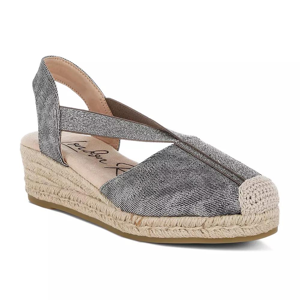 London Rag Port Side Women's Espadrille Wedge Sandals,  Product Image