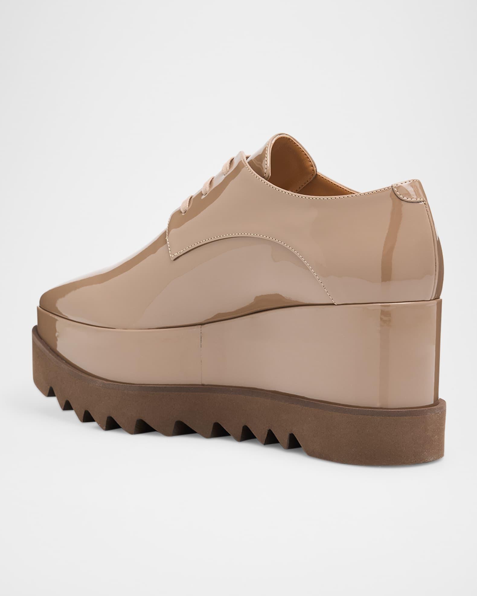 Elyse Shiny Patent Wedge Sneakers Product Image