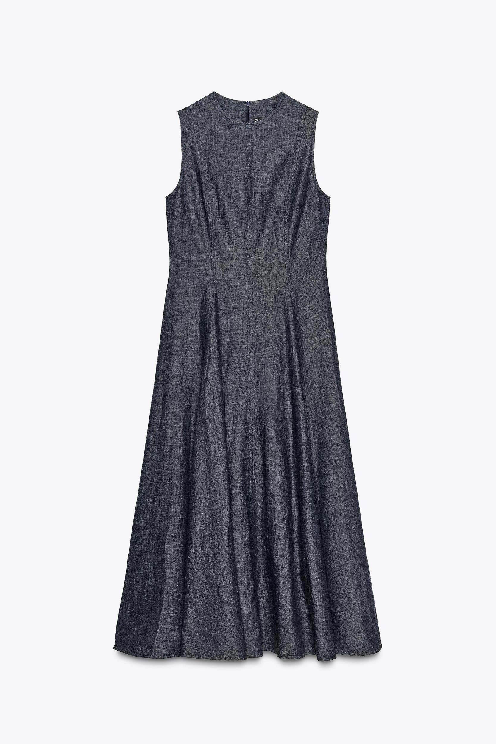 ZW COLLECTION DENIM MIDI DRESS Product Image