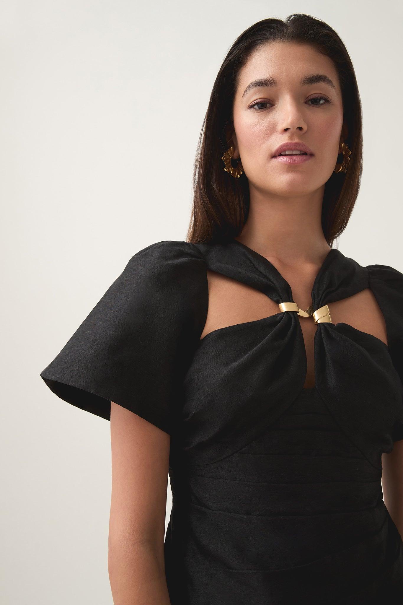 Presence Twisted Mini Dress Product Image