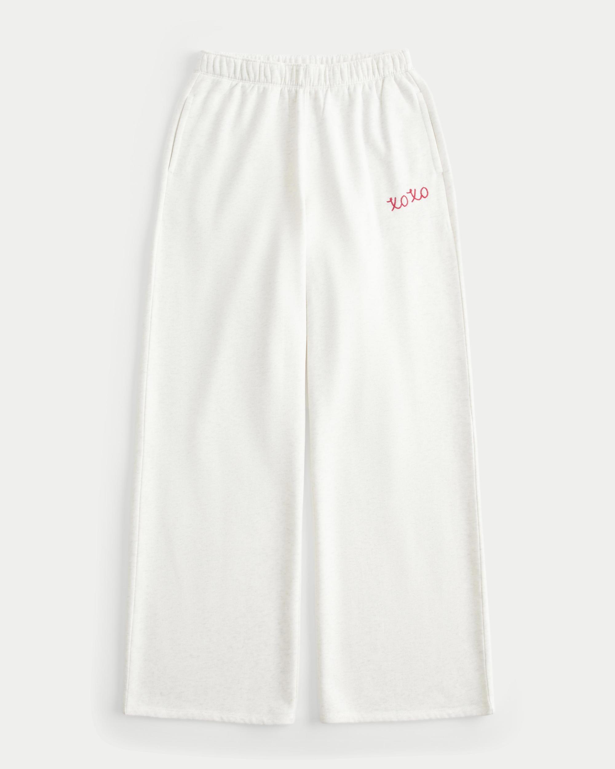 XOXO Graphic Wide-Leg Sweatpants Product Image