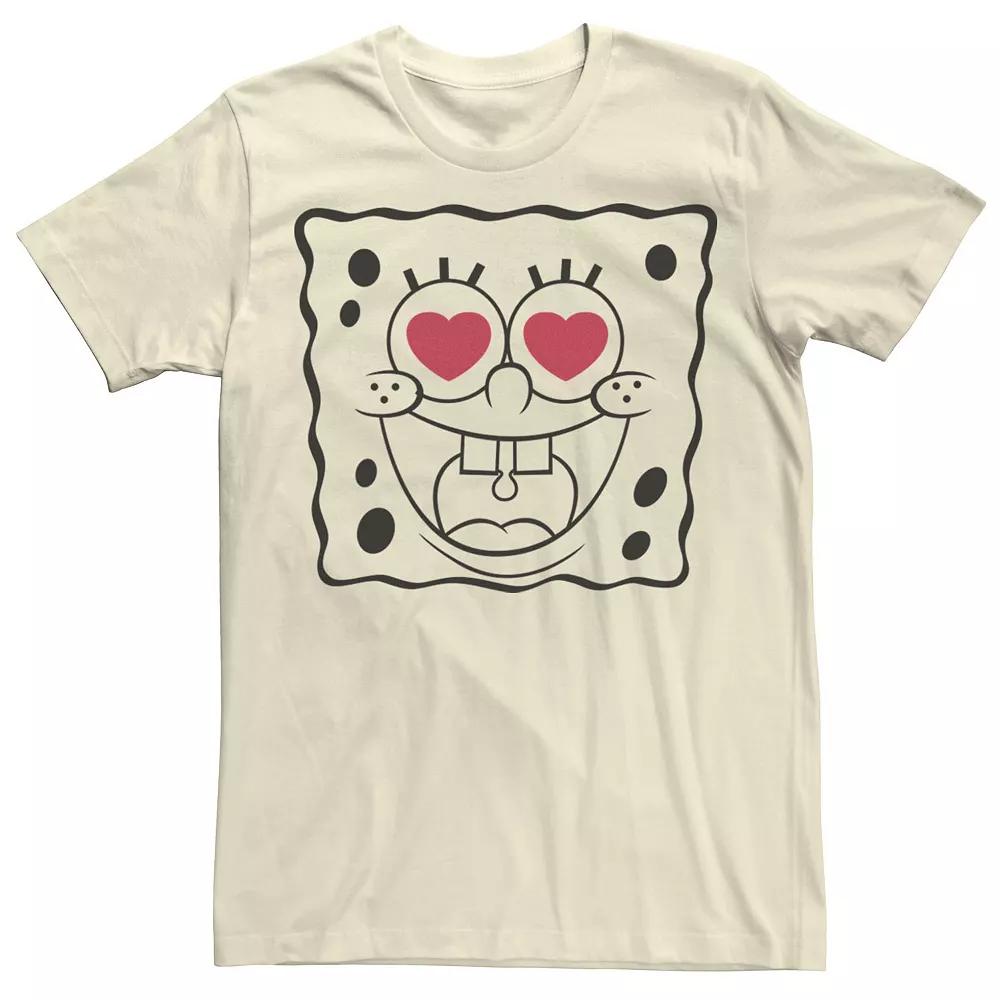 Men's Nickelodeon SpongeBob SquarePants Heart Eyes Graphic Tee,  Product Image