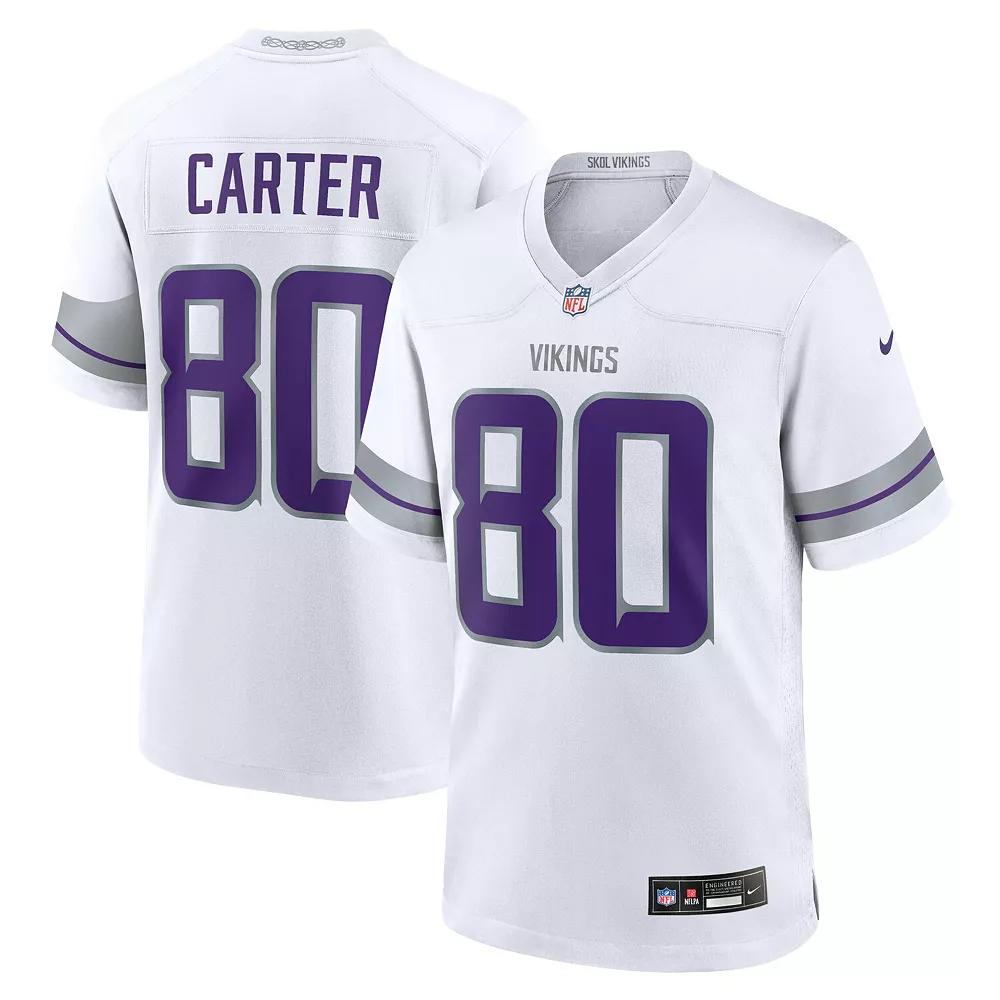 Men's Nike Cris Carter White Minnesota Vikings Alternate Retired Player Game Jersey,  Product Image