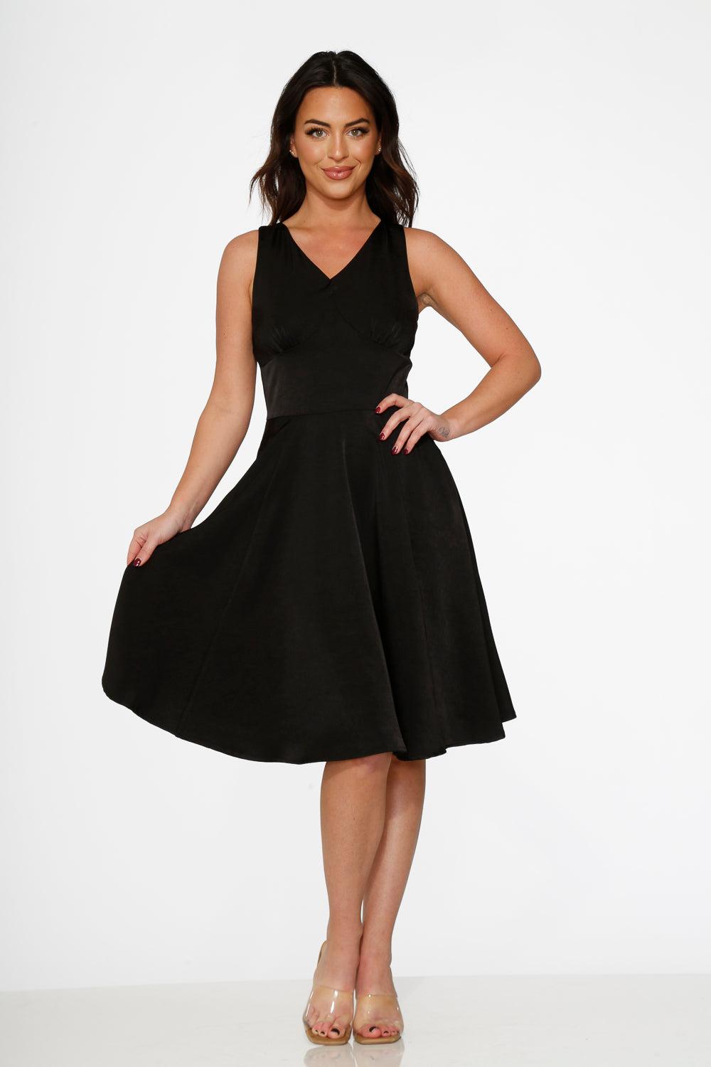 Black Swing Dress Product Image