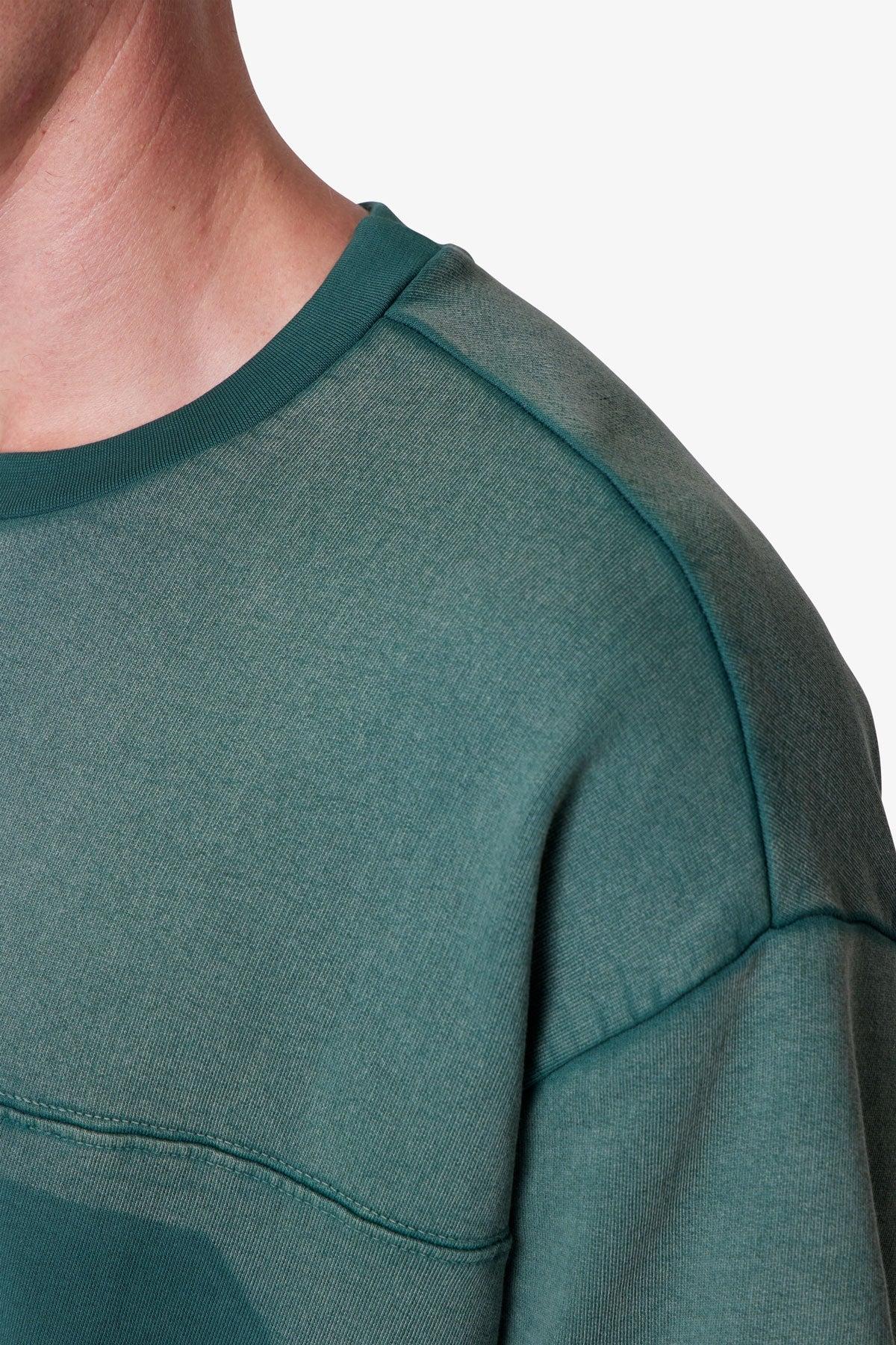 Vintage Raglan Terry Jersey Shirt - Green Product Image