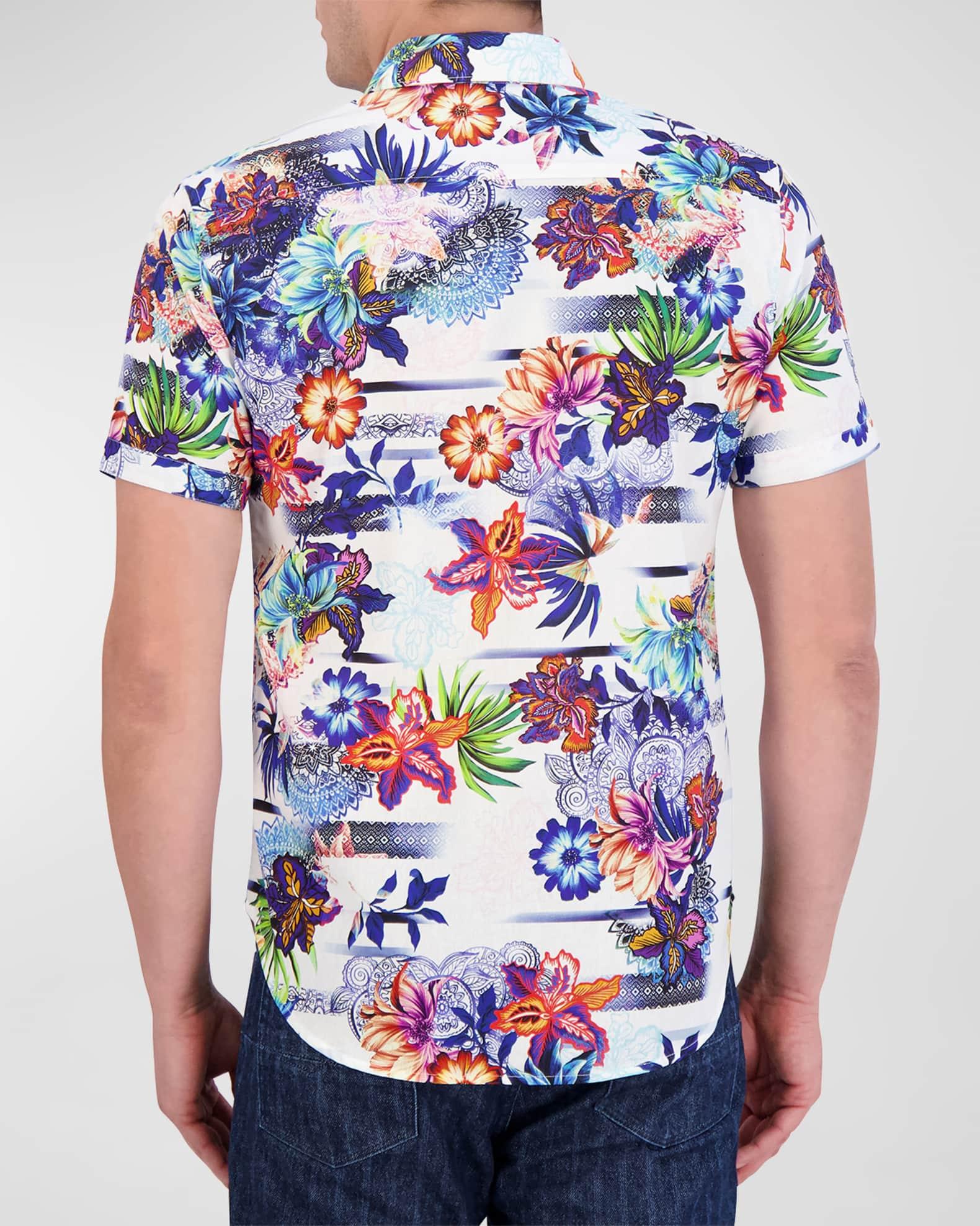 Men's Kendari Linen-Cotton Short-Sleeve Shirt Product Image