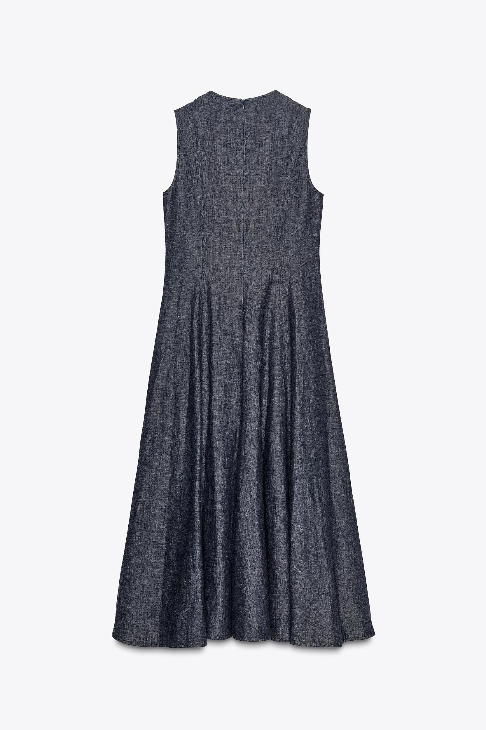 ZW COLLECTION DENIM MIDI DRESS Product Image