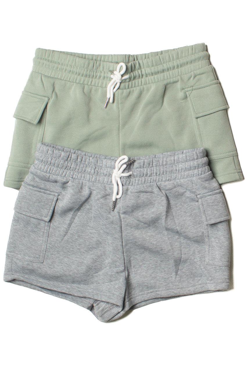 Fleece Cargo Shorts Product Image
