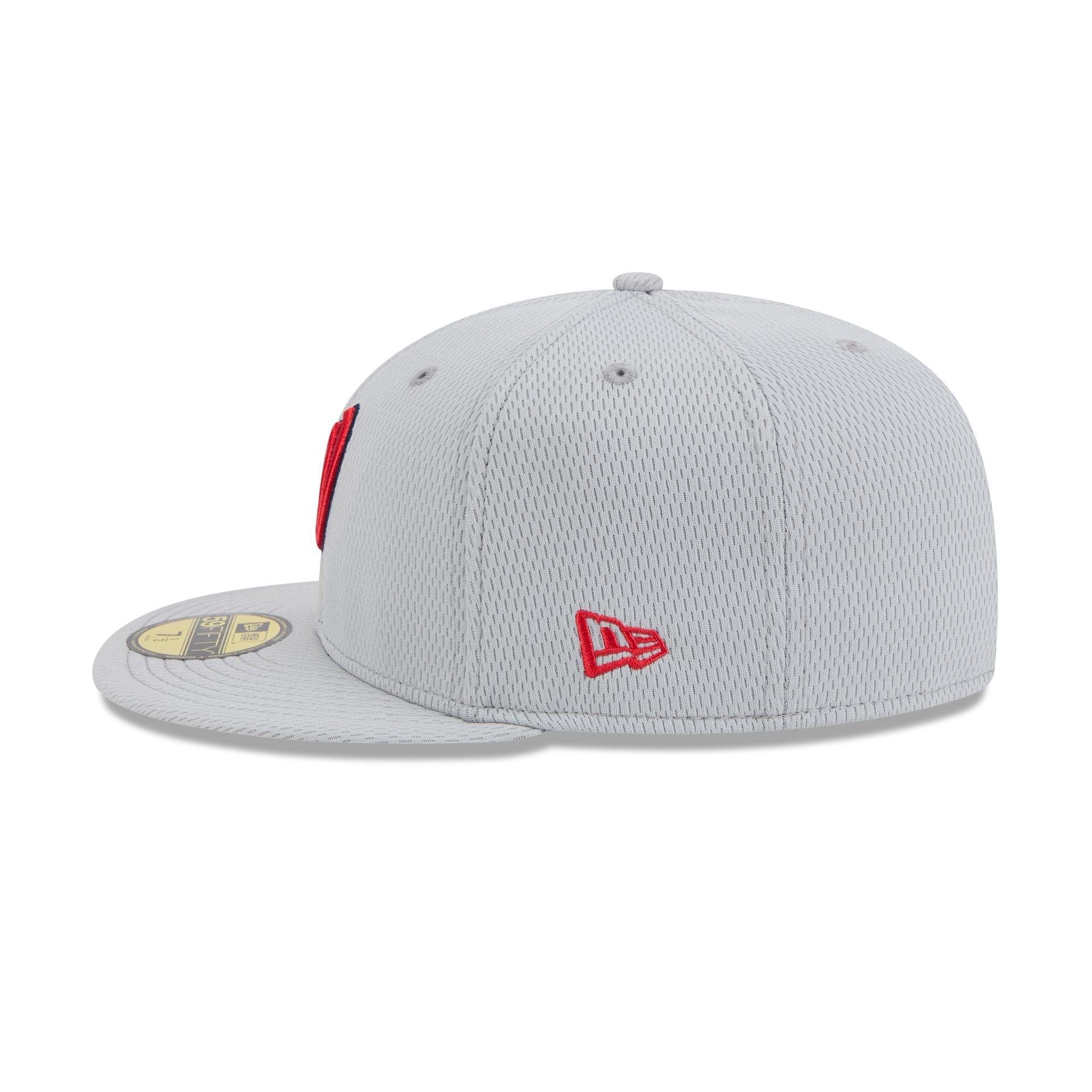 Washington Nationals 2025 Clubhouse Gray 59FIFTY Fitted Hat Male Product Image
