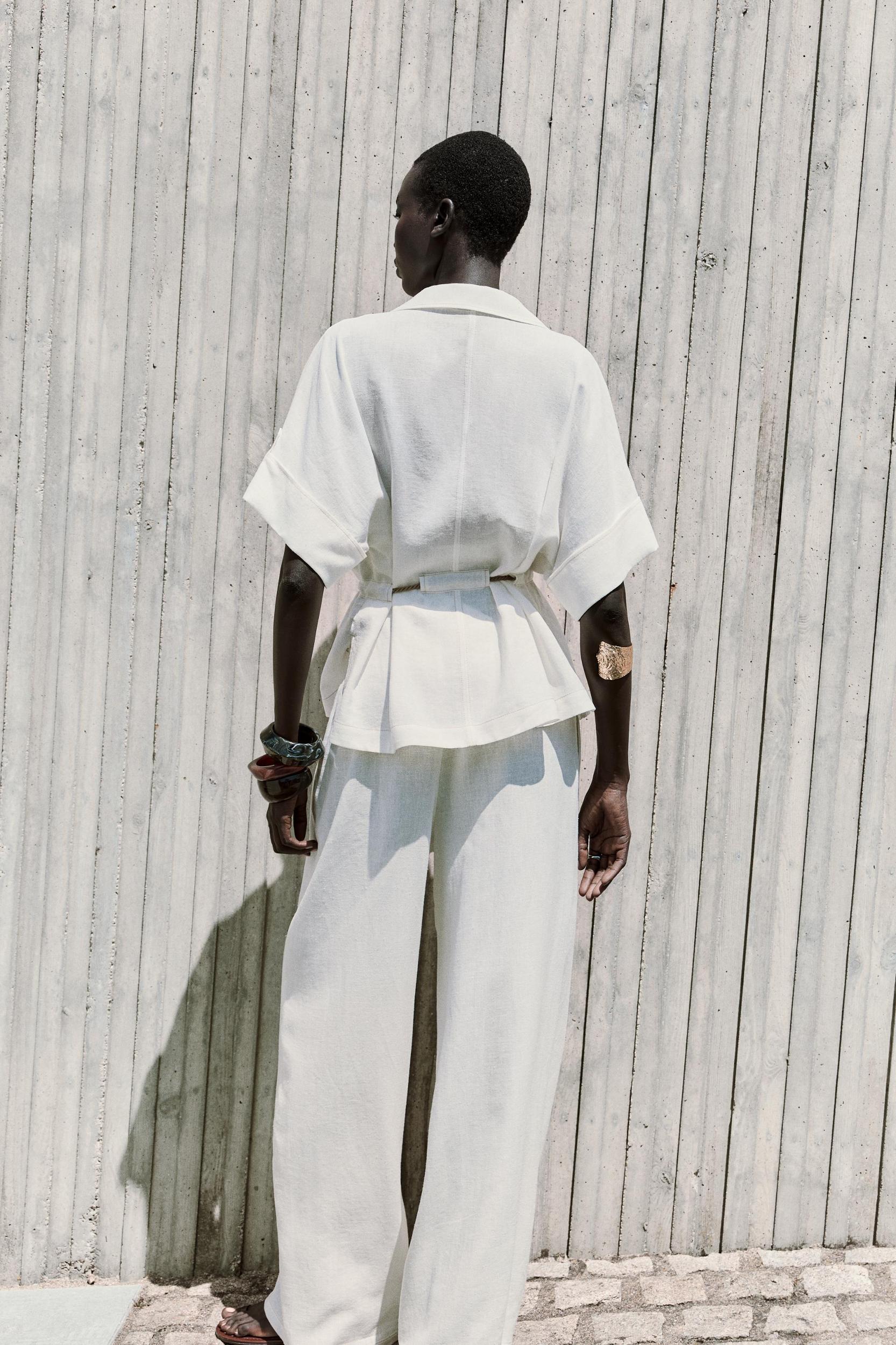 RUSTIC WIDE LEG RAMIE PANTS Product Image