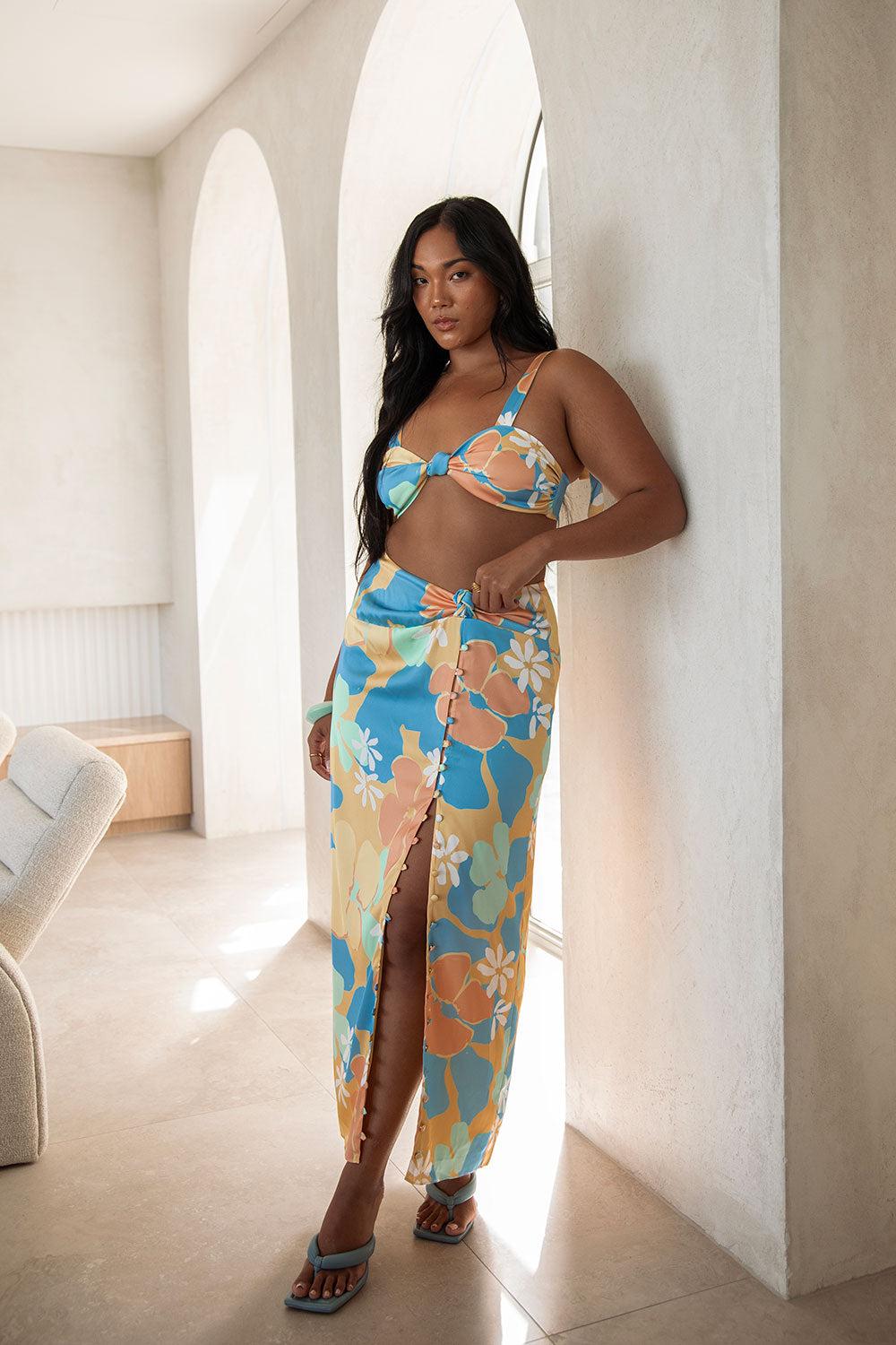 Loviana Midi Skirt - Remi Tropical Product Image