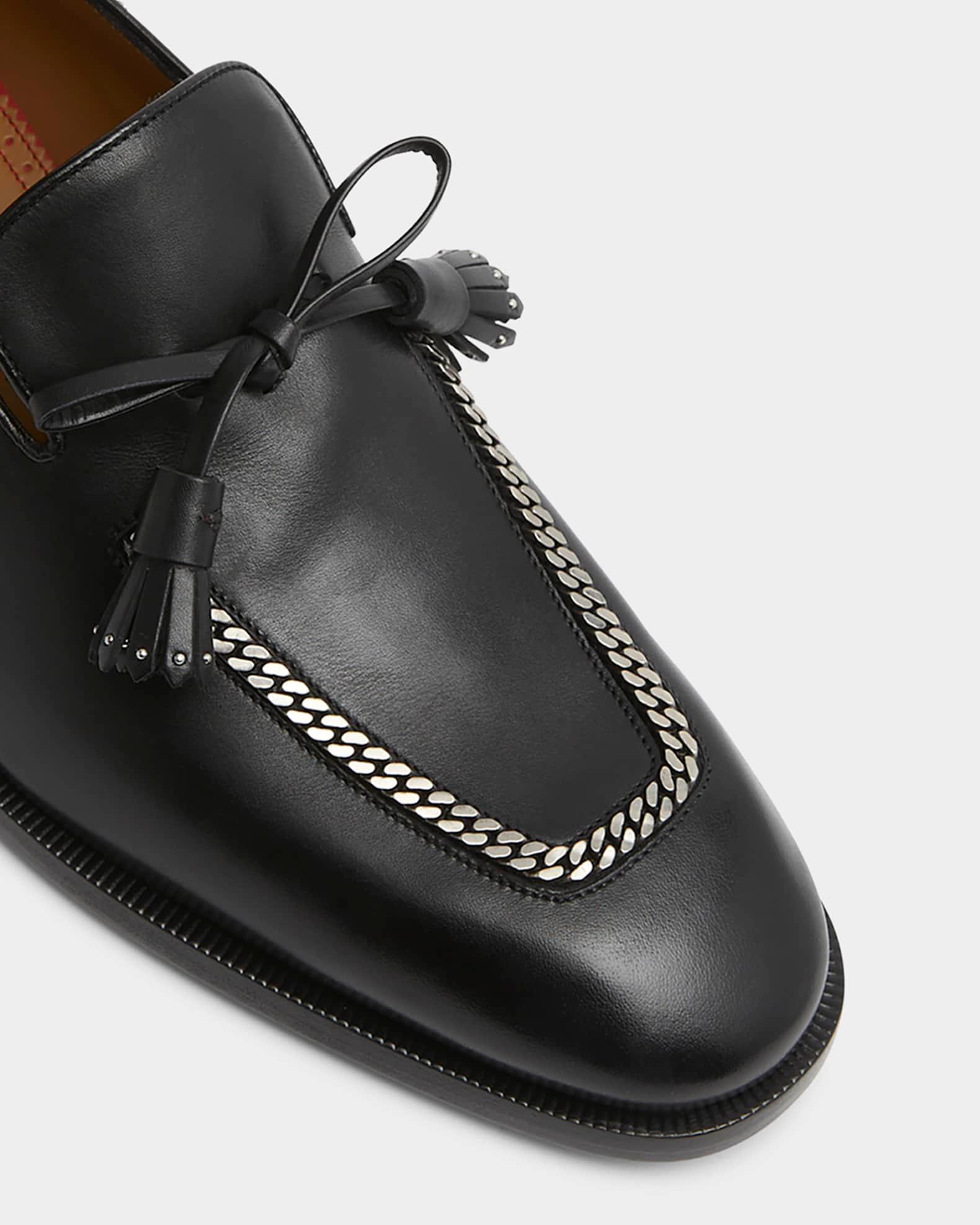 Men's Cortochain Leather Tassel Loafers Product Image