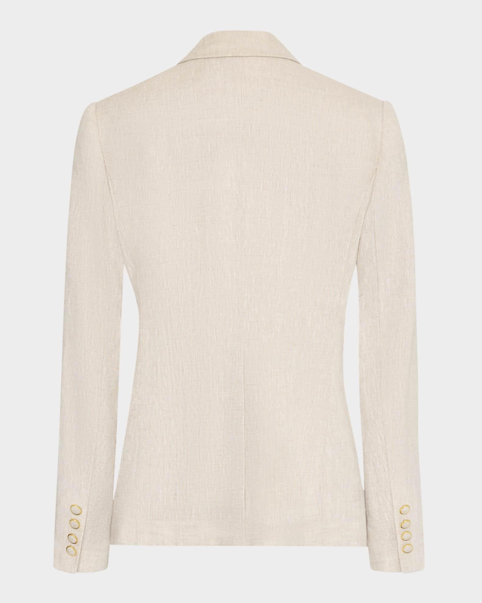 Alexa Single-Button Linen Blend Blazer Product Image
